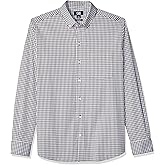 Cutter & Buck Mens Wrinkle Resistant Stretch Long Sleeve Button Down Shirt