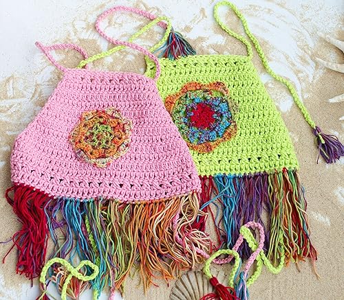 neon crochet top