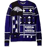 FOCO NFL Unisex-Adult NFL Patches Ugly Sweater