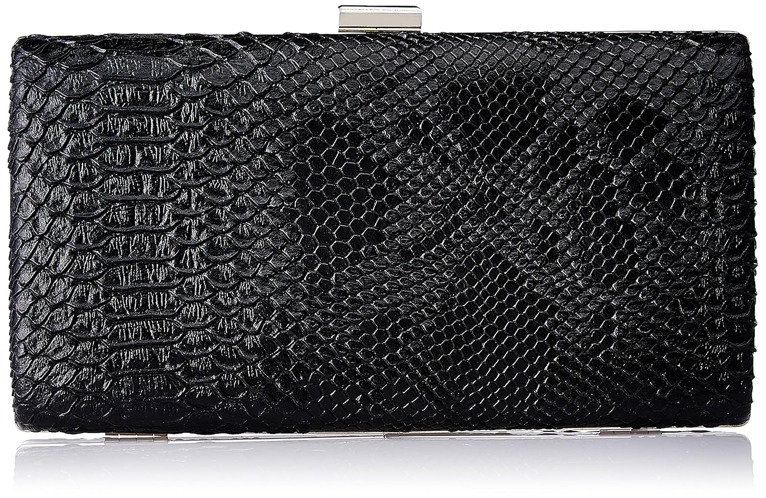 lino perros women's clutch (black)