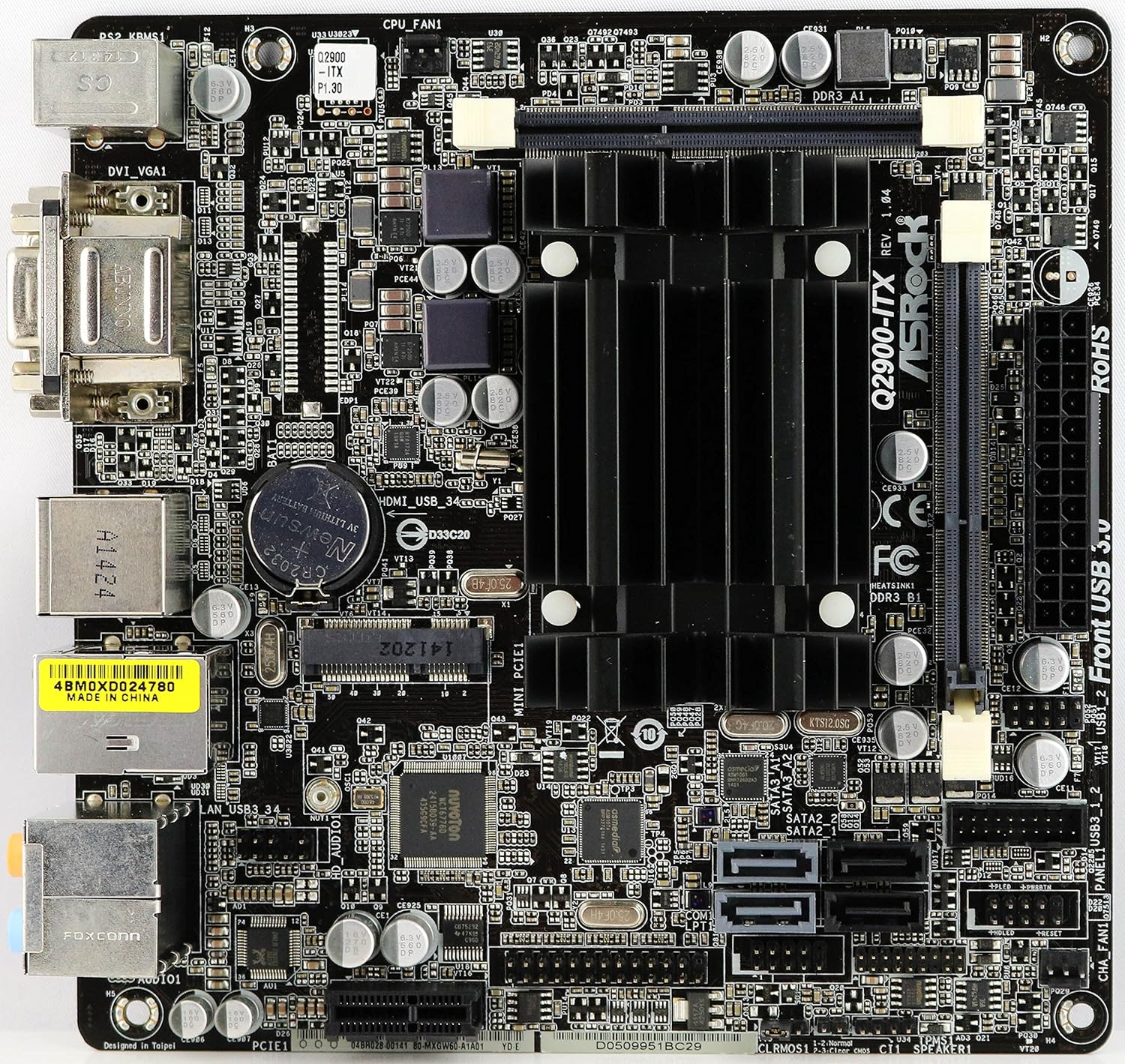 Asrock q2900 di itx (MiniITX, DDR3, SATA III) Amazon.it Informatica