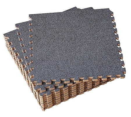 UMI. Essentials 30 x 30 cm ineinandergreifende Bodenmatten aus Schaumstoff (9-teiliges Set)