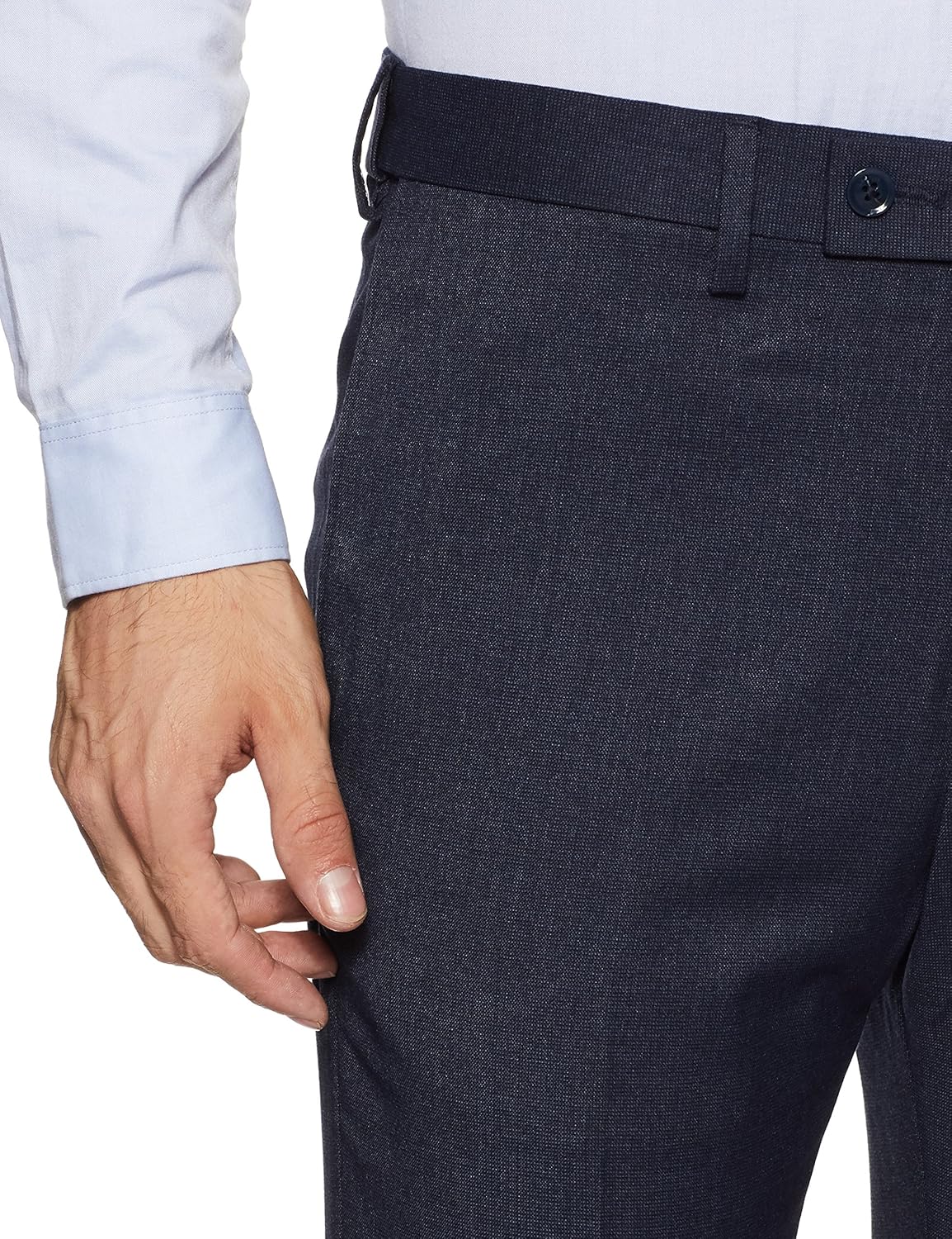 arrow men's pleat-front formal trousers