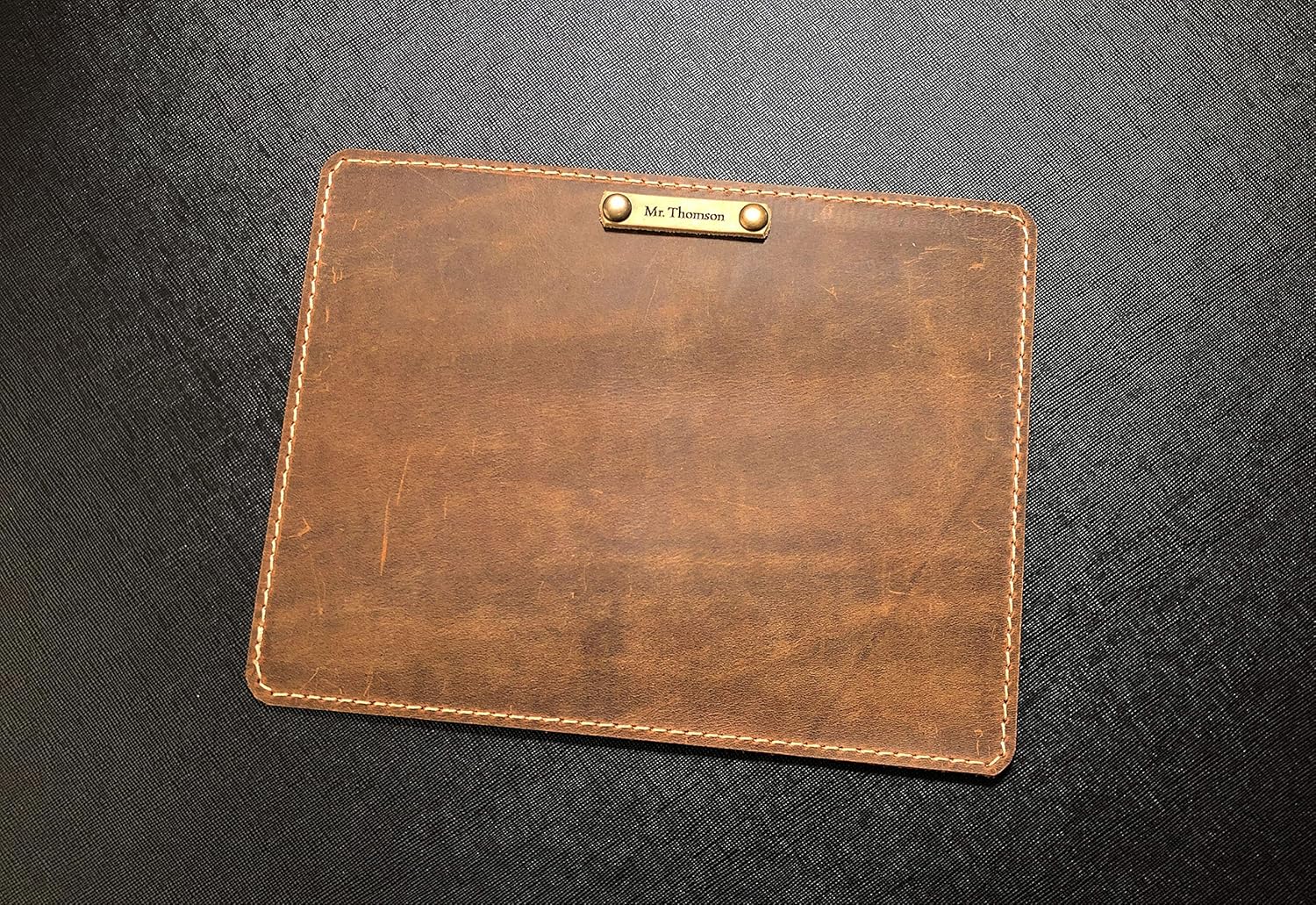 Leather Mouse Pad, Mouse Pad, Leather mousepad, Minimal