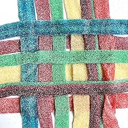 Fruit Sours Gummy Candy Belts