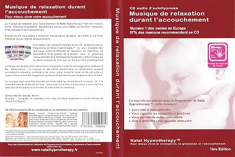 Cd Auto Hypnose Musique De Relaxation Durant Laccouchement - 