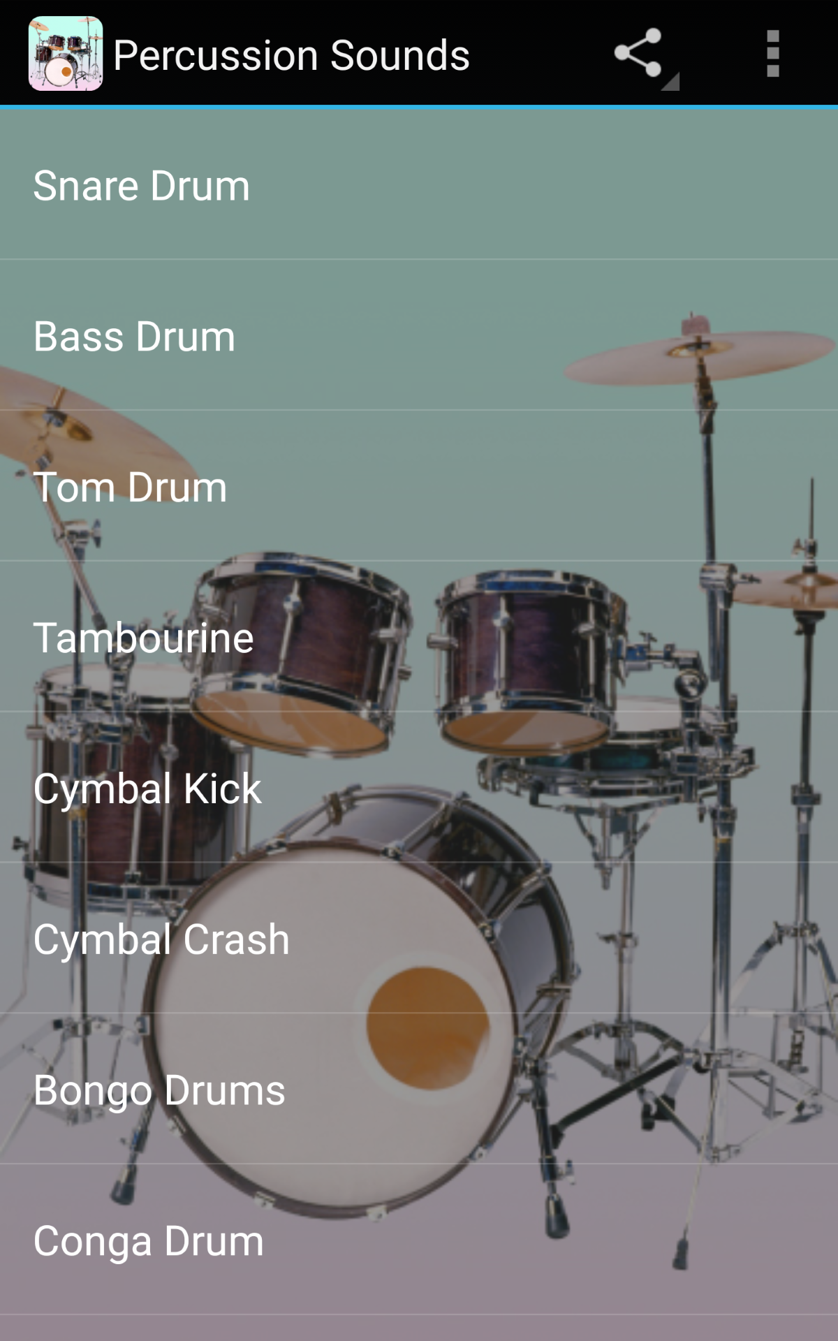 Percussion for Android