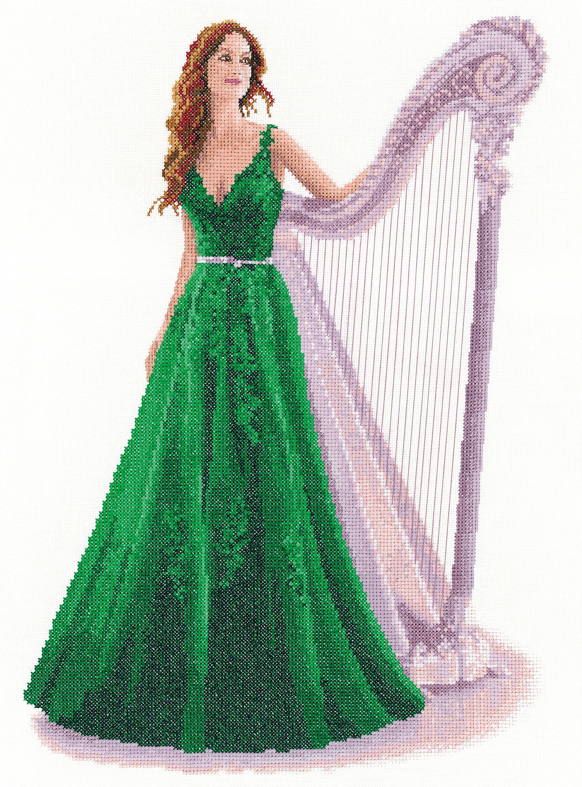 Heritage Counted Cross Stitch Kit Darcey (L) JLDY1429-E, 26.5x39cm