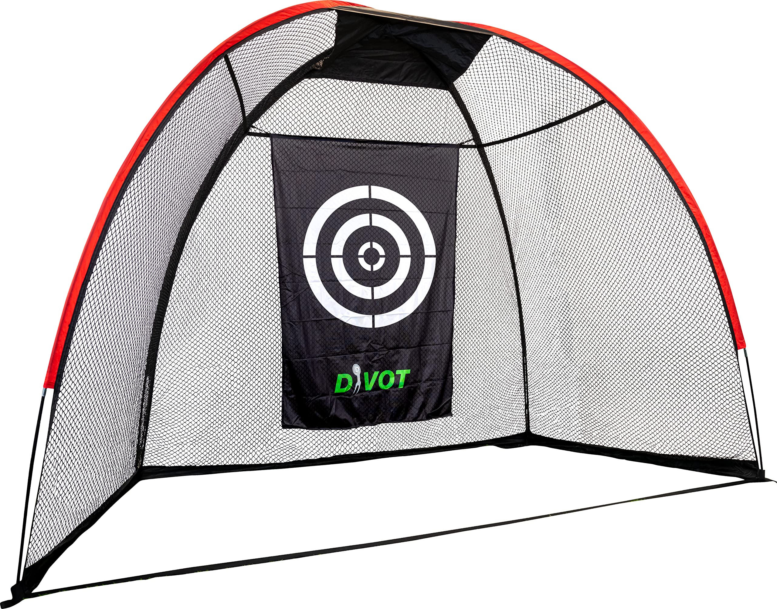 Photo 1 of ***(PARTS ONLY/ MAJOR DAMAGE/ NON FUNCTIONAL)***Divot Golf 7ft x 9ft x 4.5ft Dome Net Black Nets New