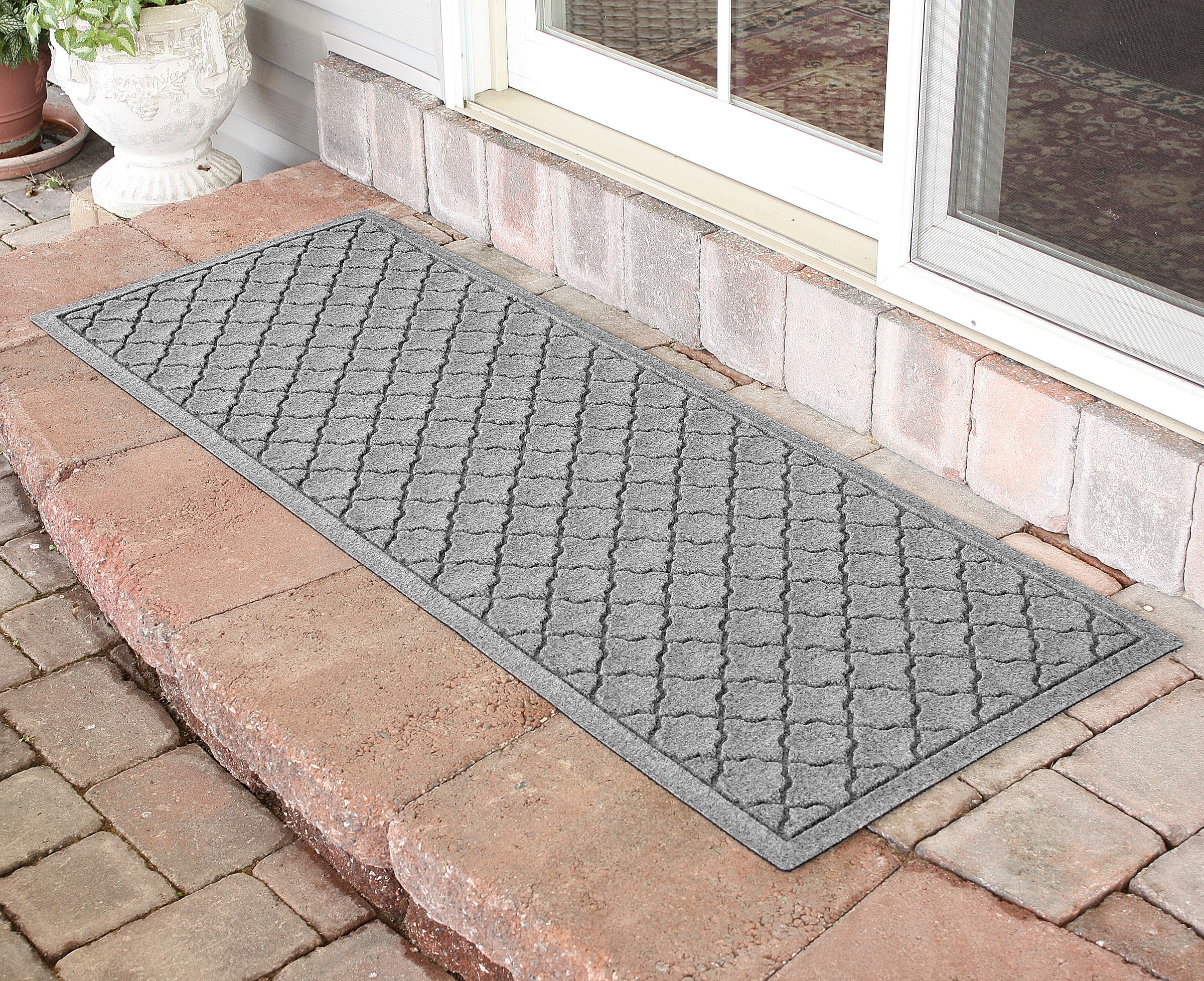 Bungalow Flooring Waterhog Indoor/Outdoor Runner Rug, 22" x 60", Skid