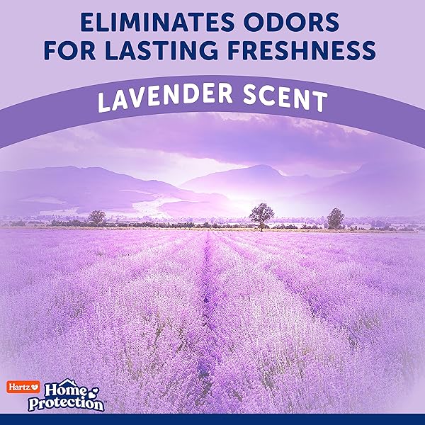 HARTZ HOME PROTECTION LAVENDER SCENTED DOG PADS, 50 COUNT, SUPER ABSORBENT & WON’T LEAK, ODOR ELIMINATING
