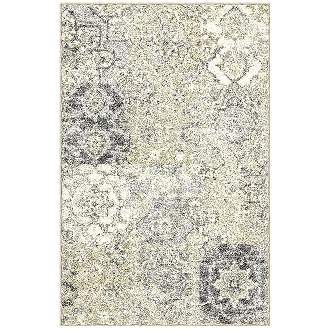 Maples Rugs Kitchen Rugs Vintage Patchwork 2'6 x 3'10 Non Skid