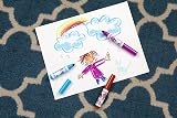 CRAYOLA Pip-Squeaks Mini Washable Felt Tip Pens Assorted Colours Pack of 7 Kids view 3