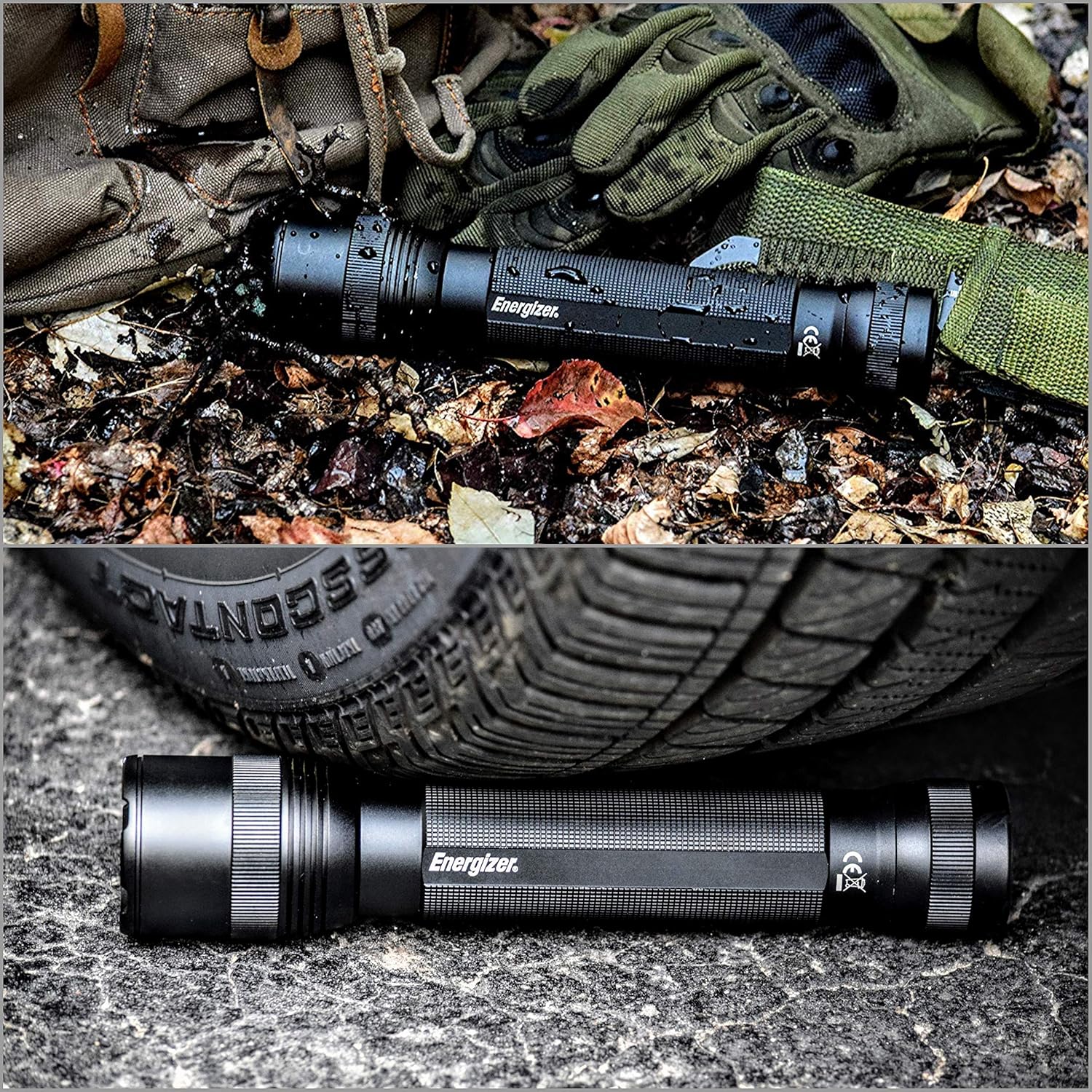 Energizer LED Tactical Flashlight, Super Bright High Lumens, Use for Hurricane Supplies, Survival Kit, Camping Accessories, Ultra-Durable and Water Resistant LED Flashlights, Black, 12.48: Sports & Outdoors