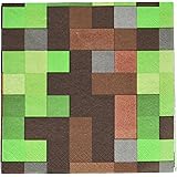 amscan 511778 TNT Pixelated 2-Ply Luncheon Napkins 33cm-16 Pcs