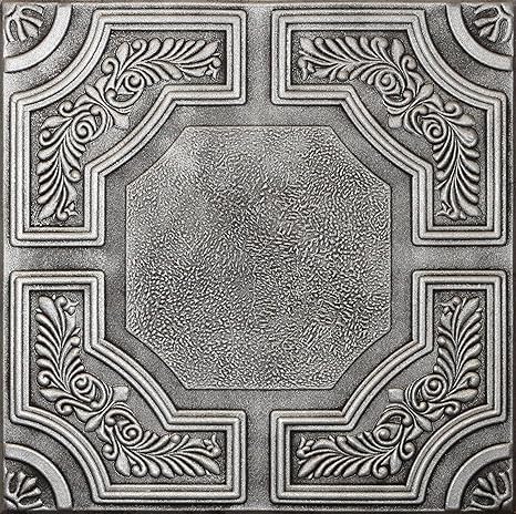 Amazon Com R28 Antique Silver 20x20 Amazing Styrofoam Tin Look