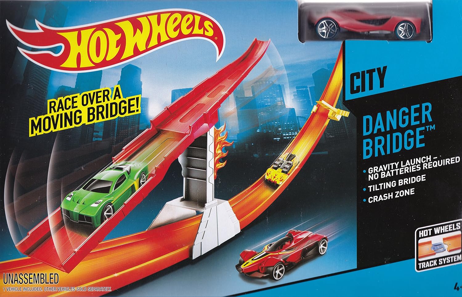 hot wheels danger bridge