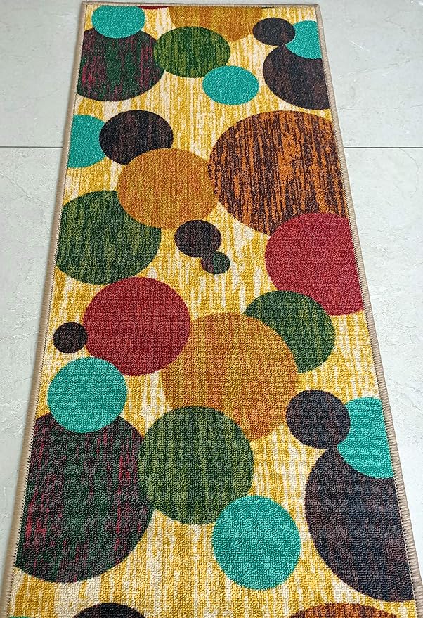 Bubbles Area Rug Floor Carpet Polyester Super Absorbent Ecofriendly