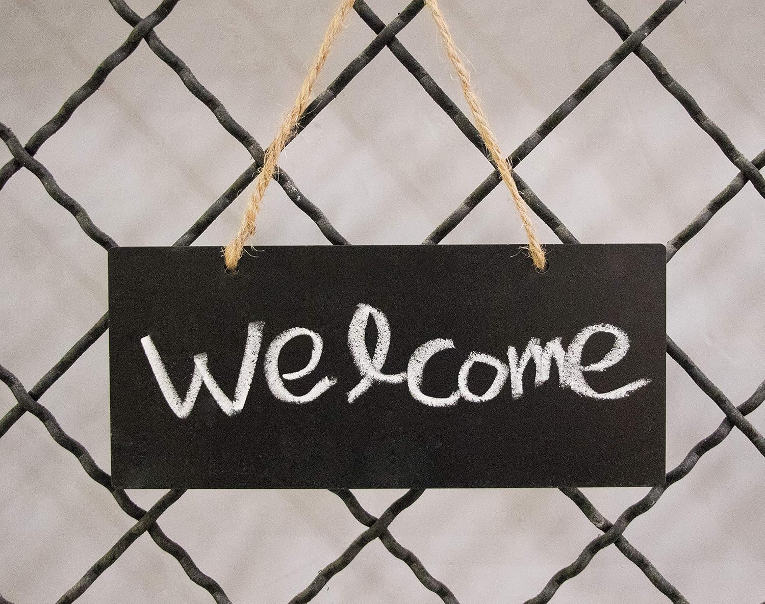 Juvale Hanging Chalkboard Sign - 6-Pack Double Sided Reusable Chalk Board Signs, Blackboard Message Board Plaque Stores, Home Decor, Wedding, Rectangle, 7 x 3 x 0.1 Inches: Home & Kitchen