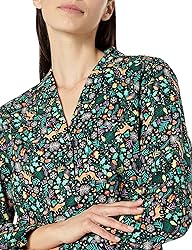 Amazon Essentials Women's Woven Flannel Notch