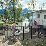 Yaheetech Lightweight Dog Playpen 8 Panels 100cm Fence Portable RV Camping view 2