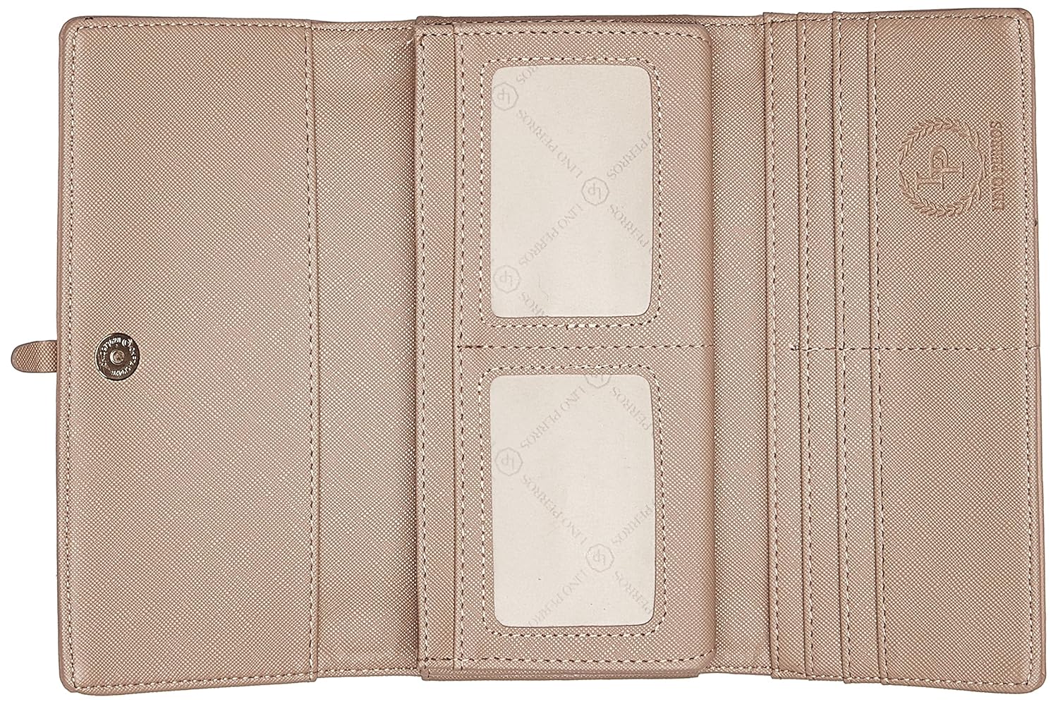 lino perros women clutch (beige)(lwpr00317)