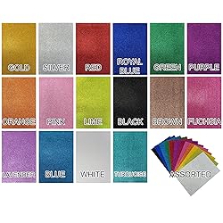 Allgala X-Large Glitter EVA Foam Sheets 12 Pack