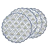 Ridhi Bo-ho Round Place Mat Easter Floral Cotton
