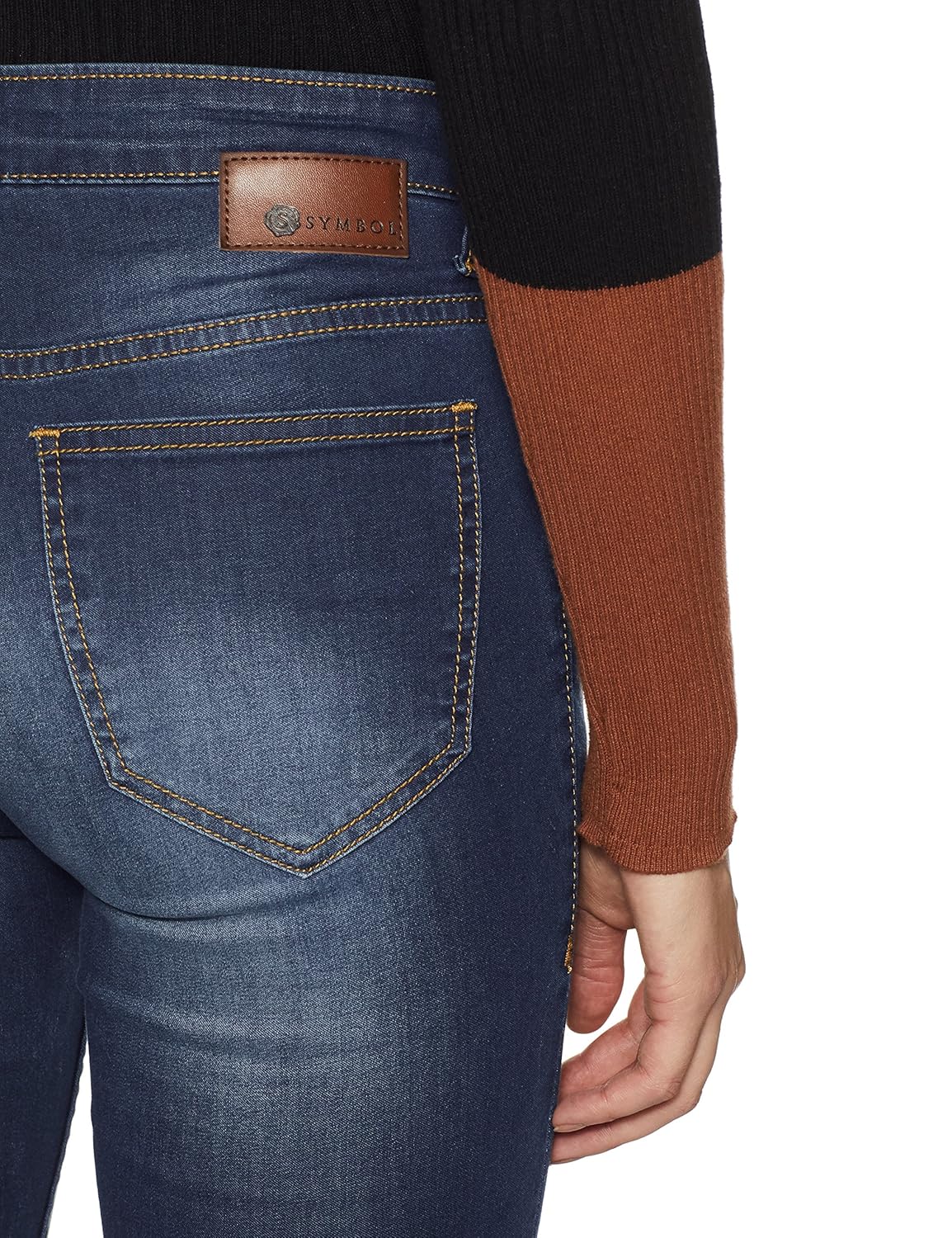 symbol amazon brand women's low waist skinny jeans