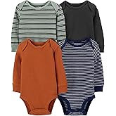 Simple Joys by Carter's unisex-baby 4-pack Long-sleeve Thermal Bodysuit