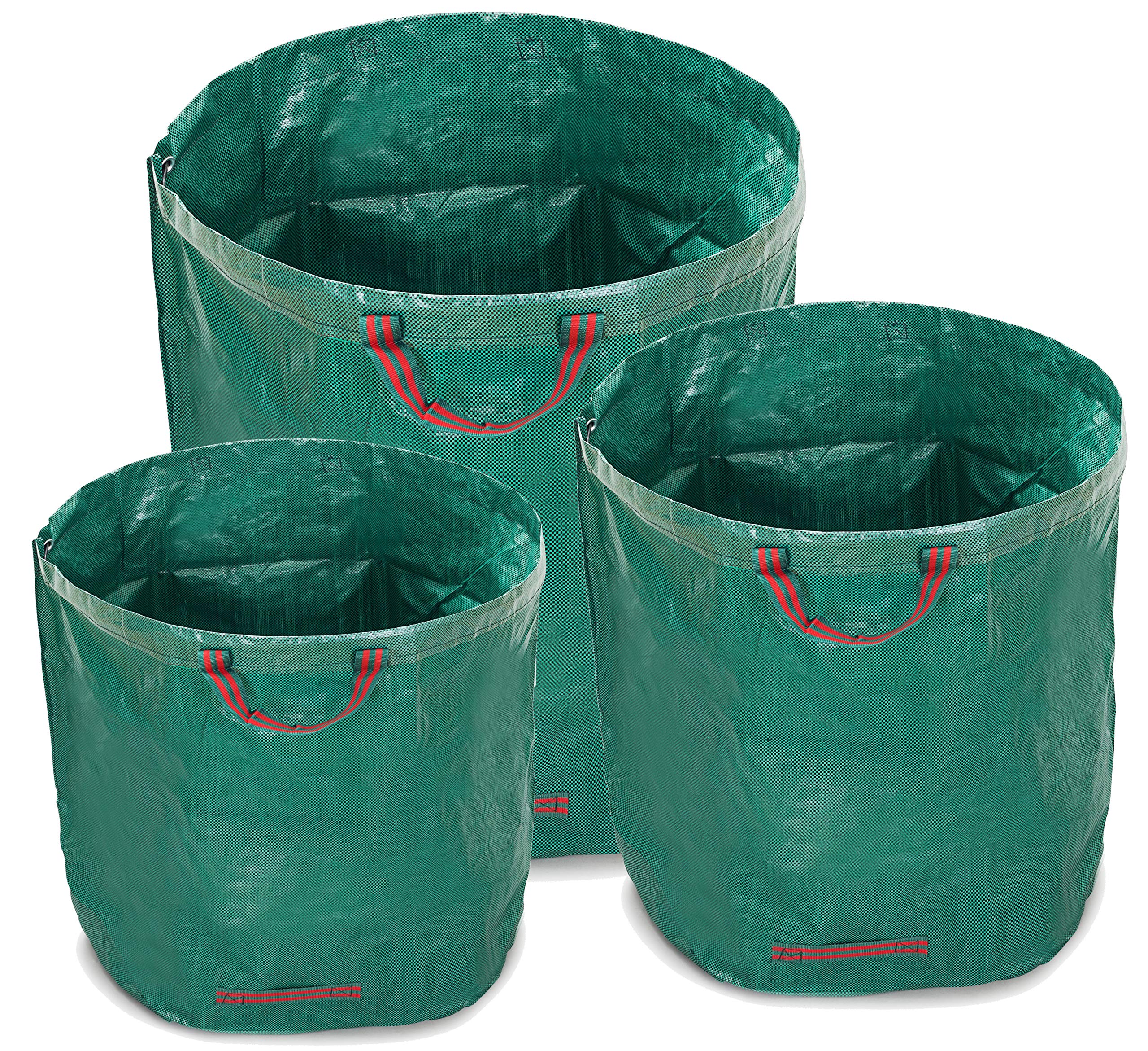 WUNDERGARDEN pack of 3 garden waste bags 200L 300L and 500L