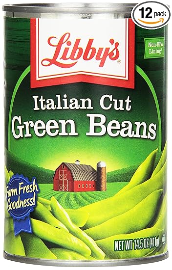 Libby S Gourmet Italian Cut Green Beans 14 5 Oz Cans Pack Of 12