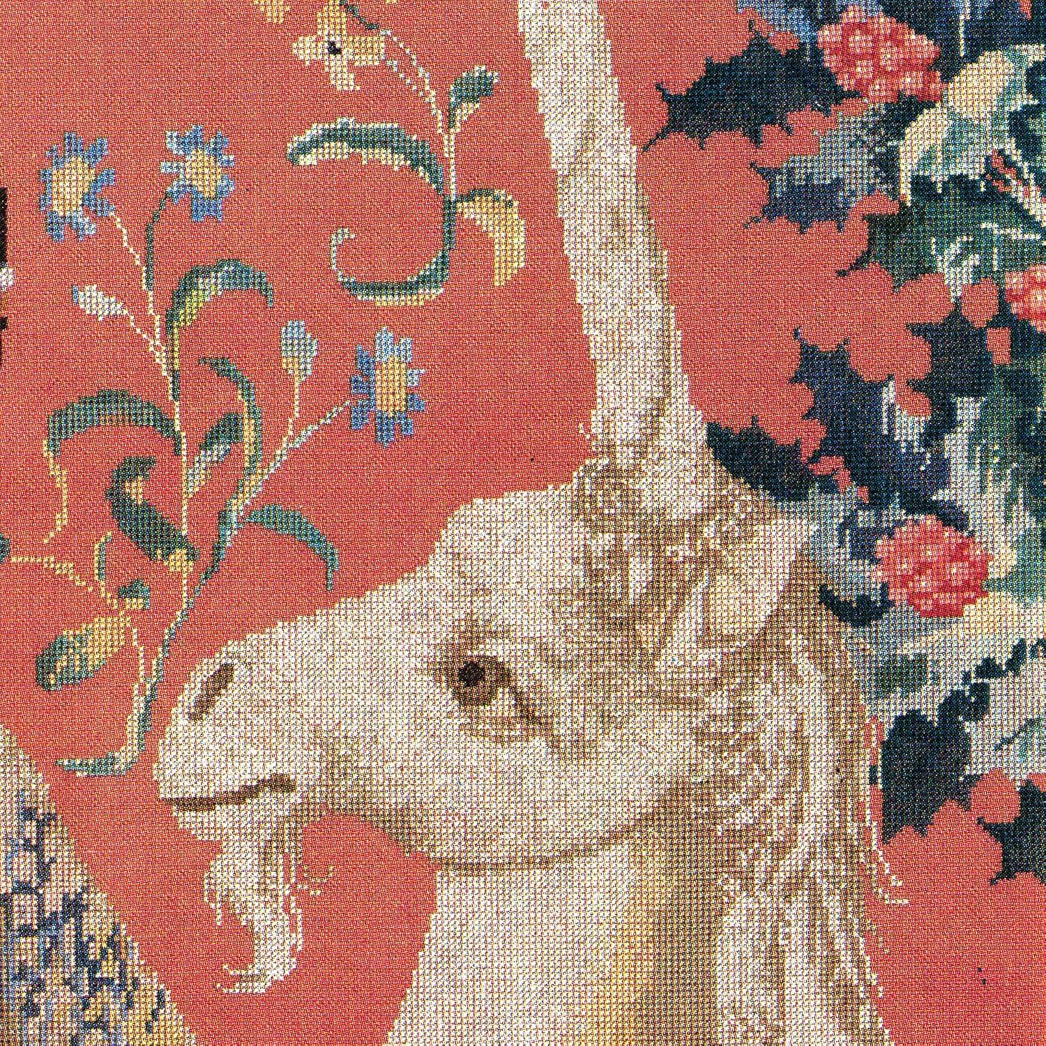 Thea Gouverneur, Counted Cross Stitch Kit, Lady & Unicorn, Jobelan, 27 Count, Embroidery Kit for Adults - Image 3