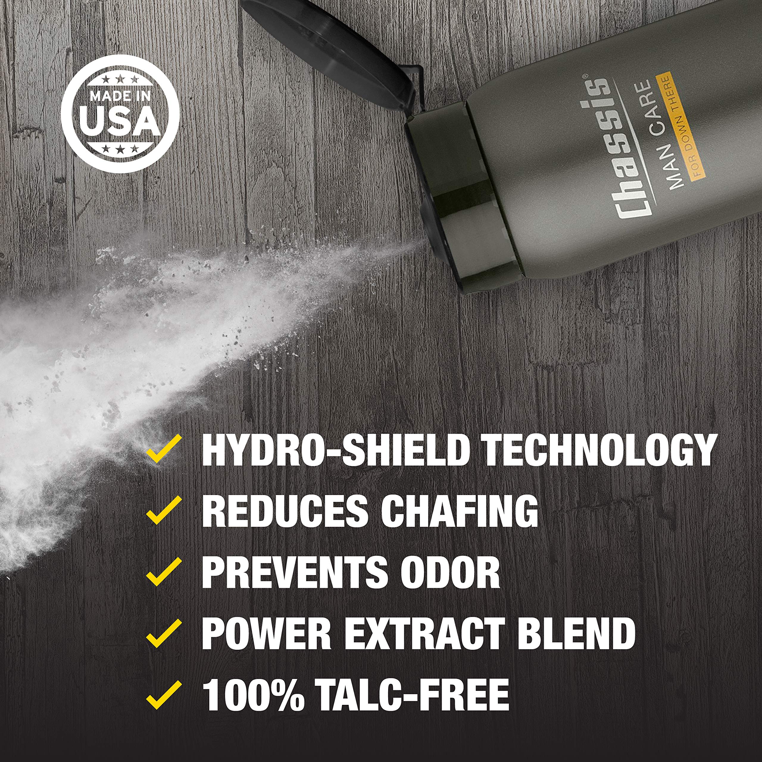 Chassis Premium Body Powder for Men, Original Fresh Scent Buy Online