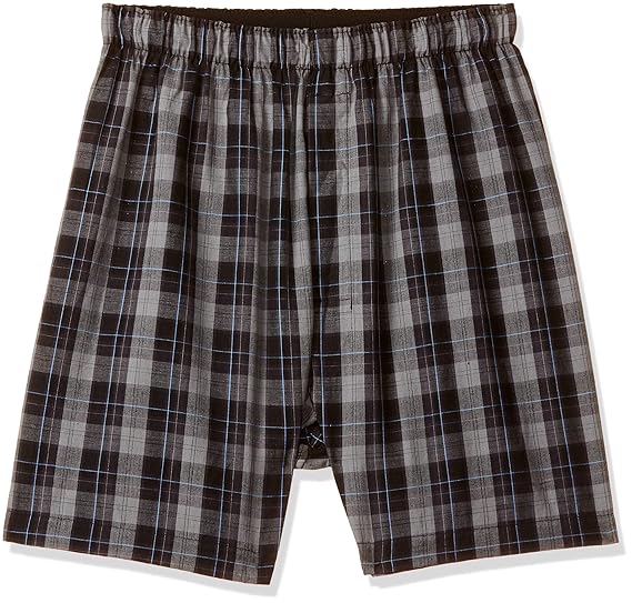 Buy Max Men's Checkered Boxers (PA19CBER03BLACK_Black_Medium) at Amazon.in