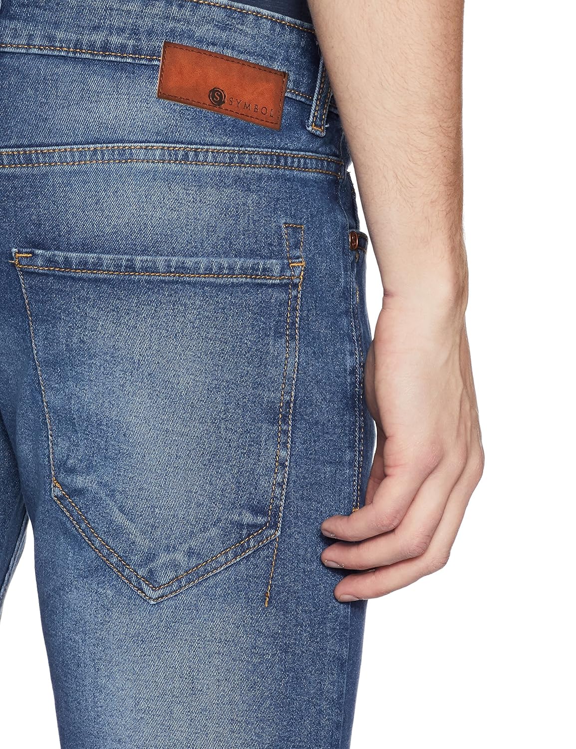 symbol amazon brand men's relaxed fit jeans