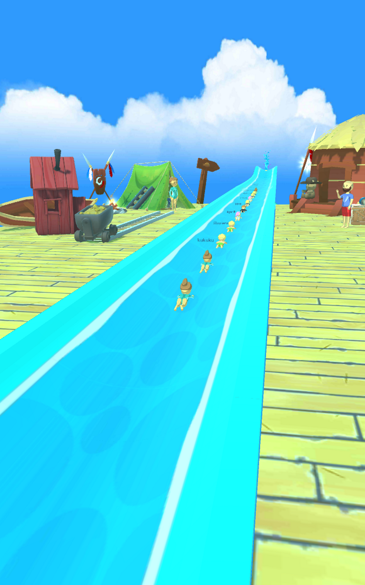 Aquapark slide and for Android