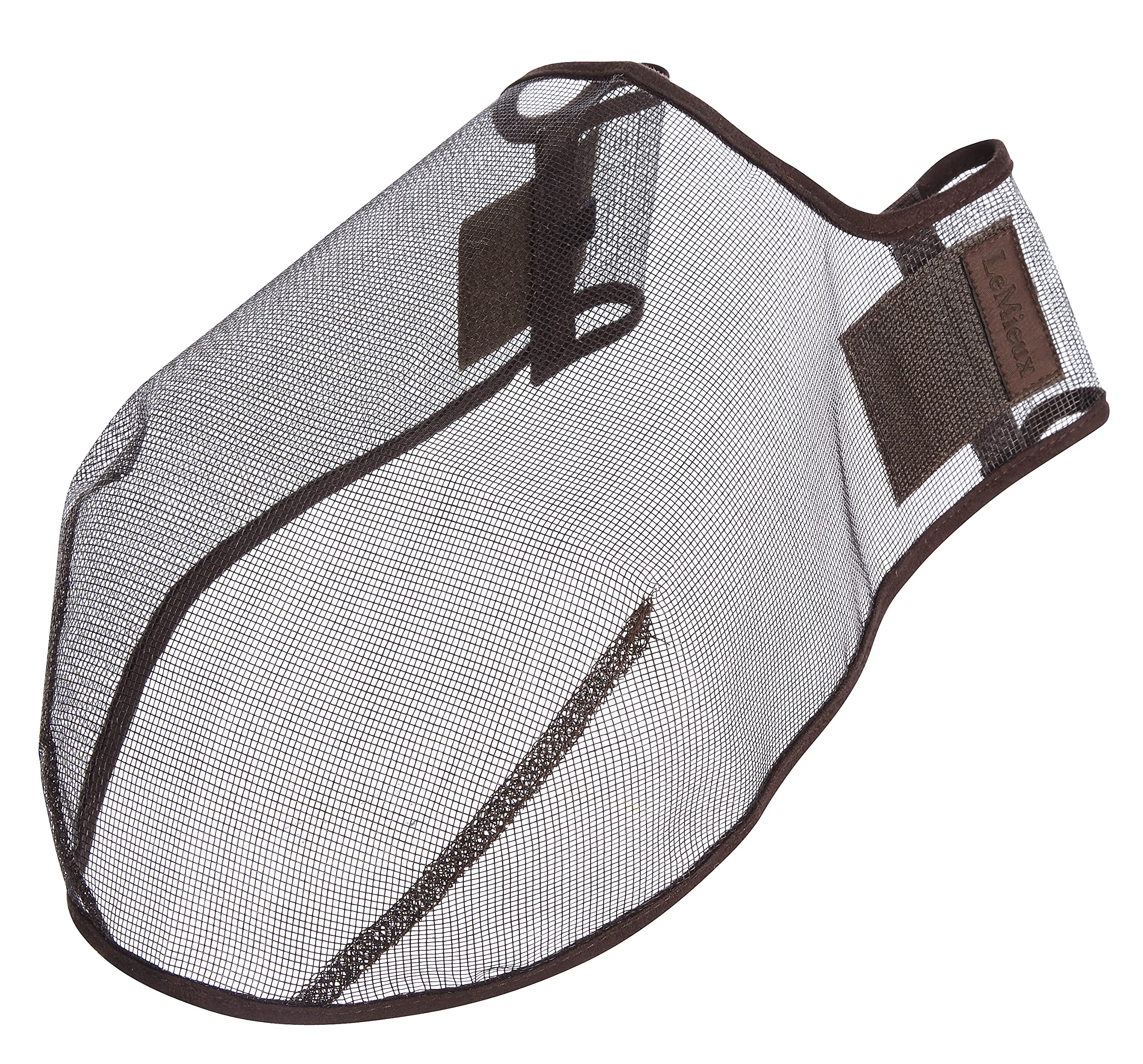 LeMieux Horse Comfort Shield Nose Filter in Brown - Fine Mesh - Easily Adjusted - Large - Pack of 2