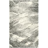 SAFAVIEH Retro Collection Accent Rug - 2'3" x 5', Grey & Ivory, Modern Abstract Design, Non-Shedding & Easy Care, Ideal for H