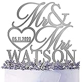 Wedding Cake Topper Personalized, Custom