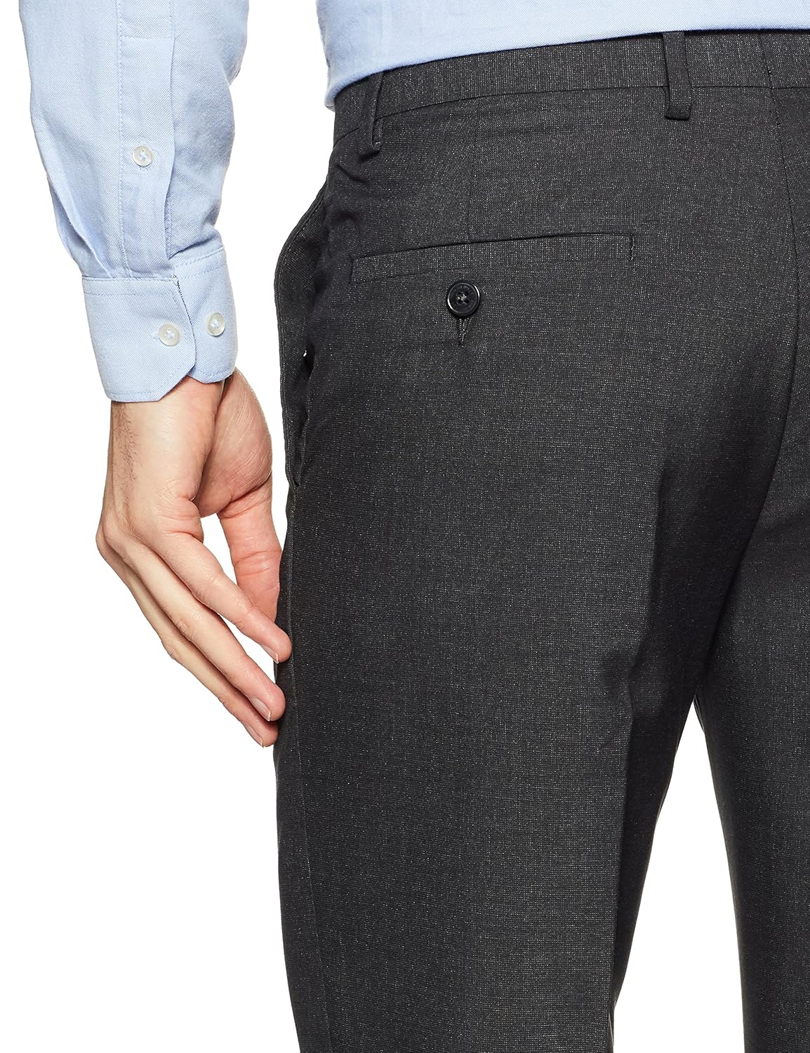 van heusen men's slim fit casual trousers