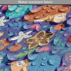 Lunarable Animal Fabric by The Yard, Cartoon