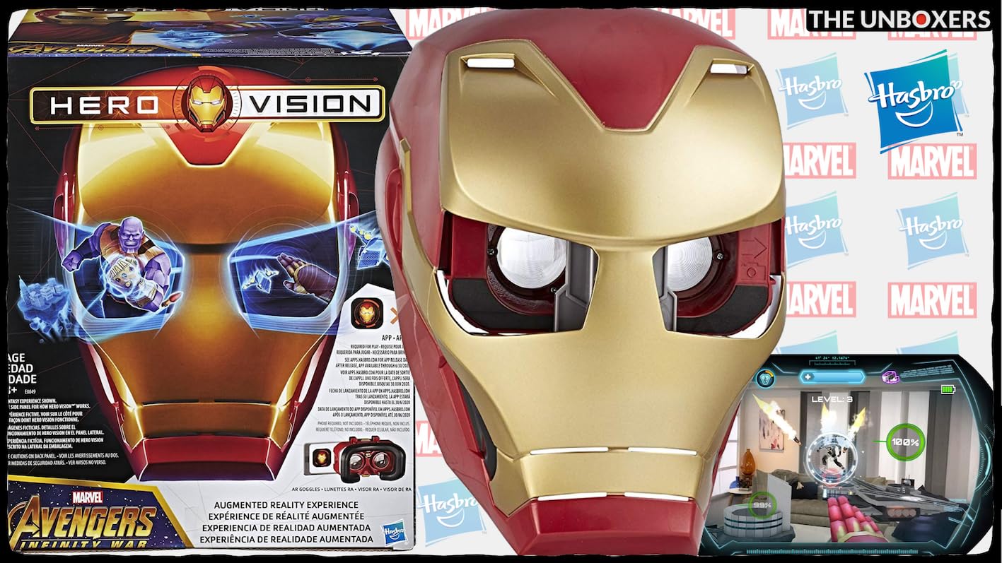 Watch Avengers Infinity War Hero Vision Iron Man AR Helmet on Amazon Live