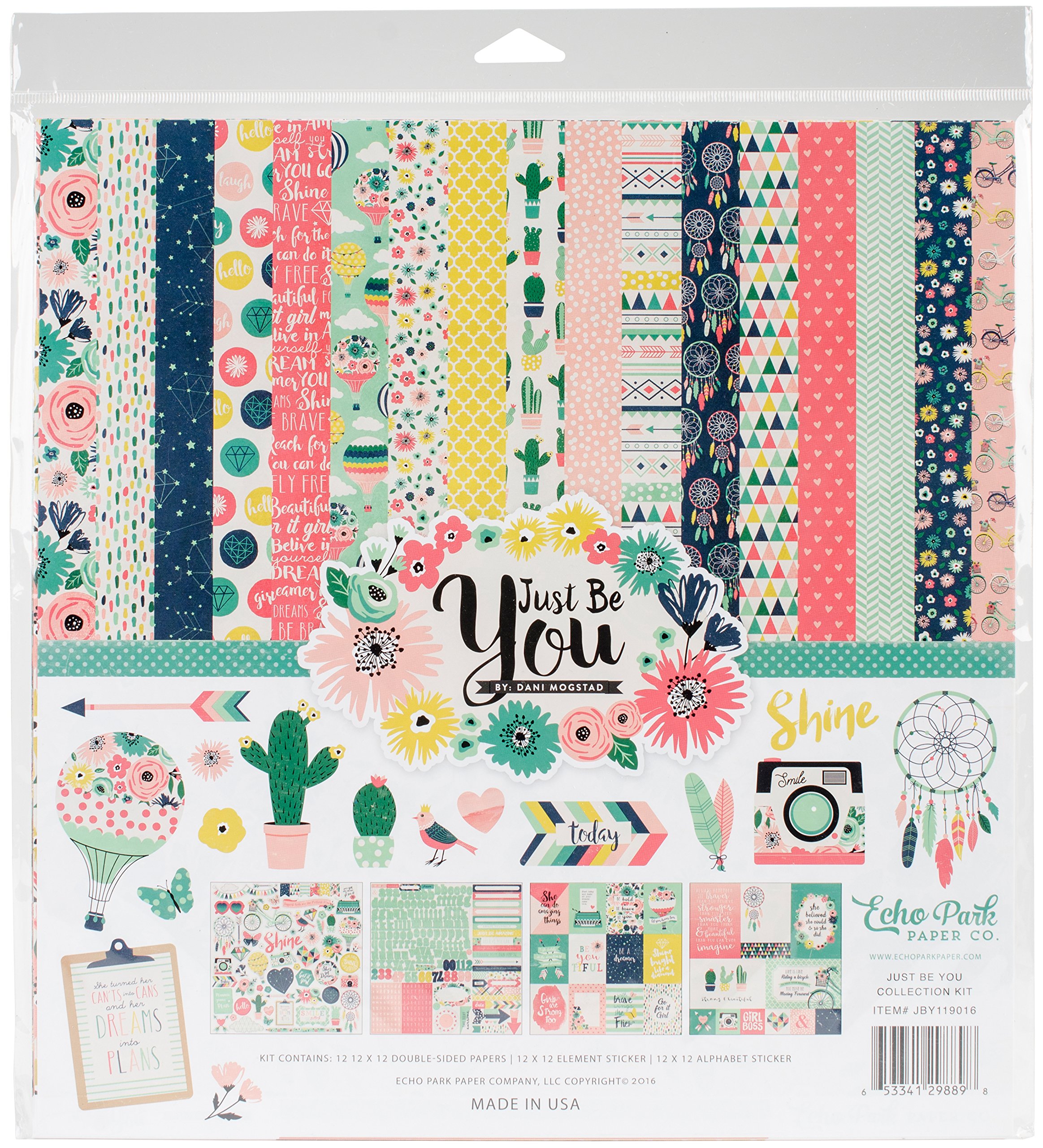 Echo Park PaperCollection Kit, Multi-Colour, 30.48 x 30.48 x 0.5 cm