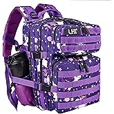 LHI Tactical Military Backpack for Men and Women 25L/35L Army Assault Pack Bag Small Rucksack with Bottle Holder