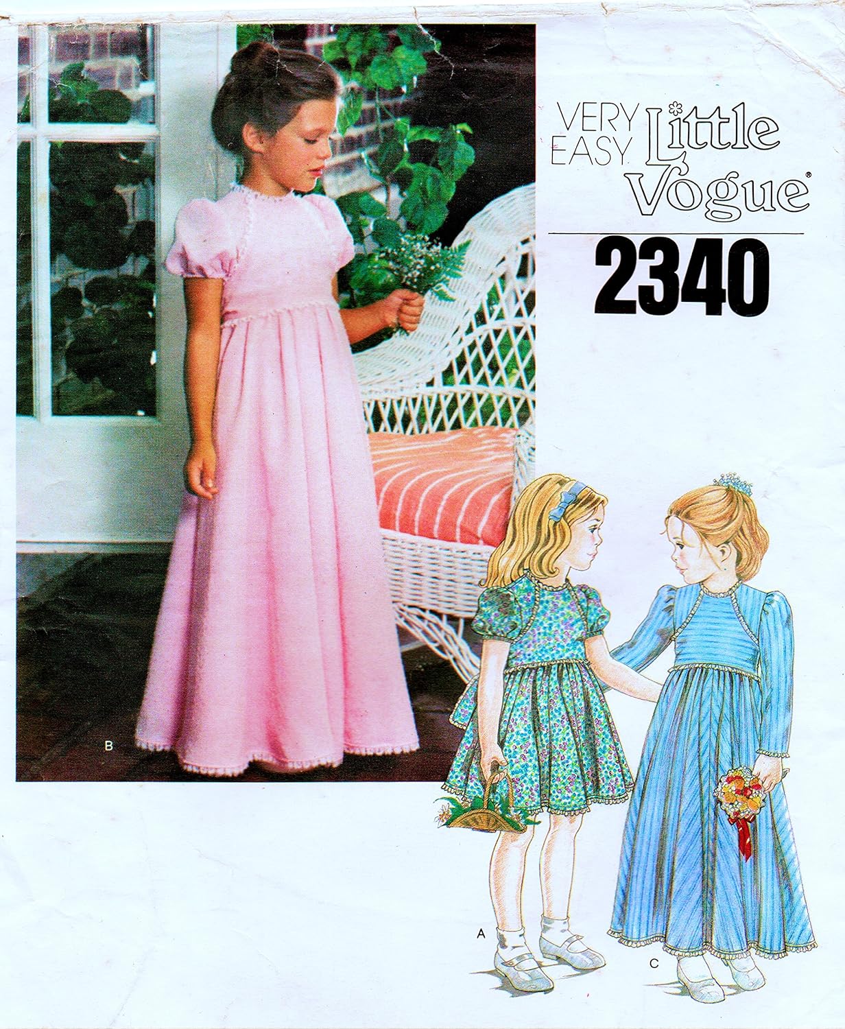 flower girl patterns vogue