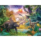 Ceaco Prehistoria Jurassic Forest 300 Piece Jigsaw Puzzle – Oversized Family Puzzle, Made In USA - View #8
