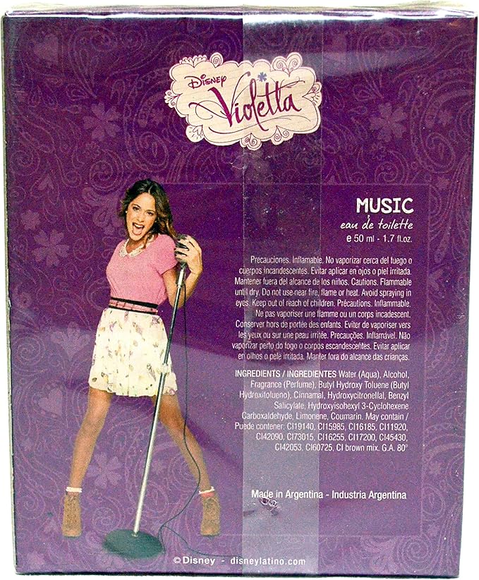 Violetta Disney Perfume Cologne Music - Love - Secrets - Original by Disney