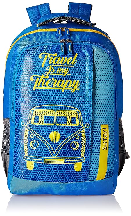 Safari 32 Ltrs Blue Casual Backpack (TravelBug Blue)