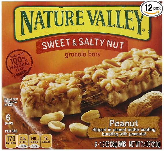 Nature Valley granola bars sweet&salty nut Peanut (016000277076)